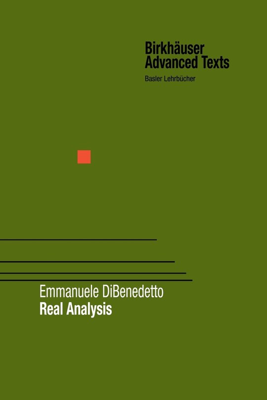 Front cover_Real Analysis