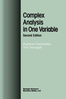 Front cover_Complex Analysis in One Variable
