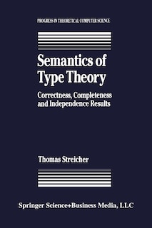 Front cover_Semantics of Type Theory