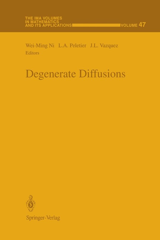 Front cover_Degenerate Diffusions