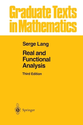 Real And Functional Analysis