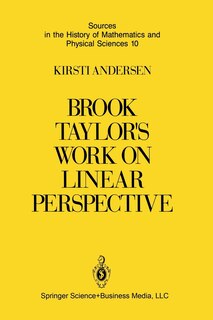 Front cover_Brook Taylor's Work on Linear Perspective