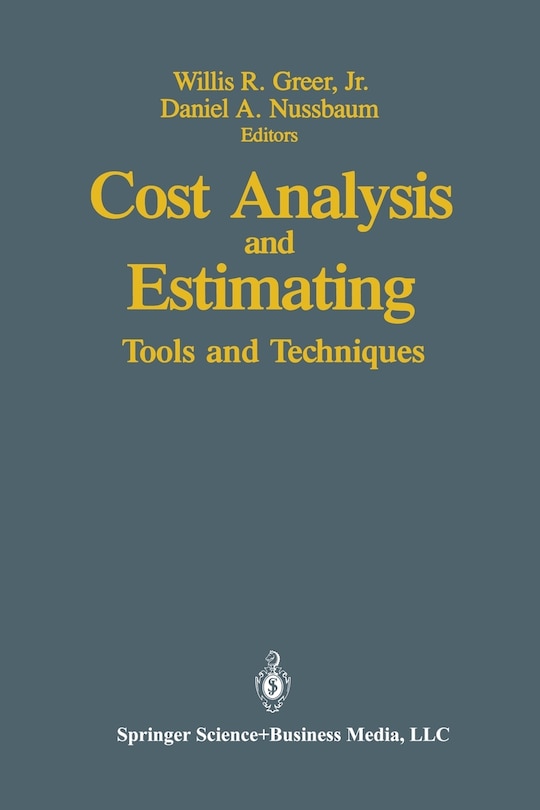 Couverture_Cost Analysis and Estimating