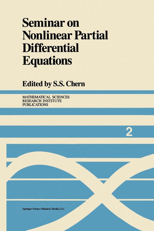 Couverture_Seminar on Nonlinear Partial Differential Equations