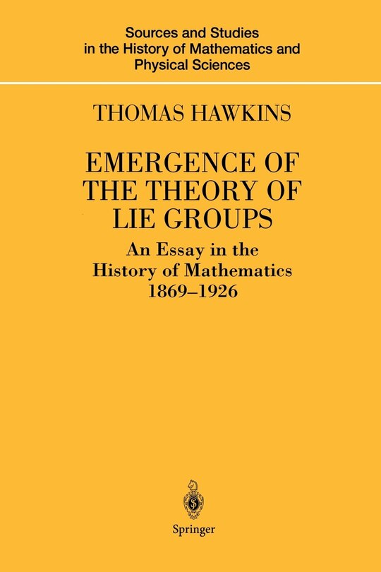 Couverture_Emergence of the Theory of Lie Groups