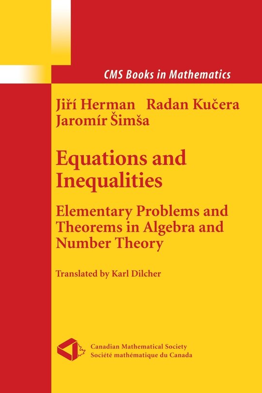 Couverture_Equations and Inequalities