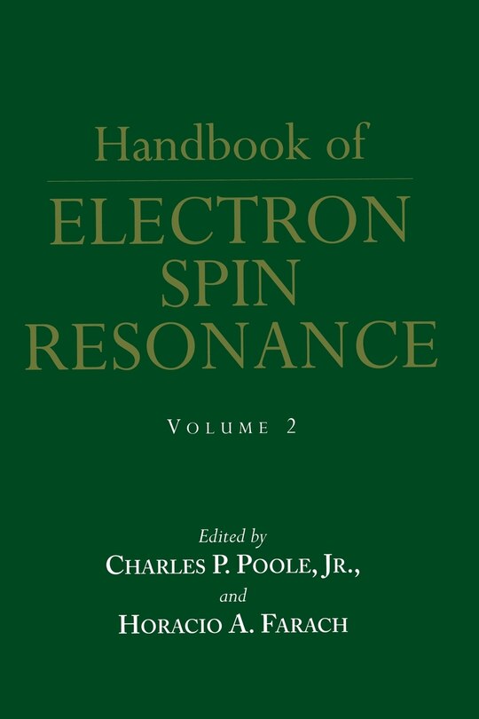 Front cover_Handbook of Electron Spin Resonance