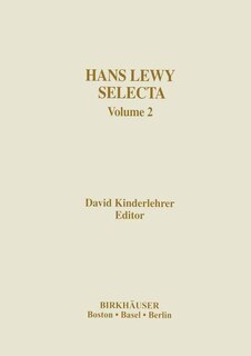 Front cover_Hans Lewy Selecta