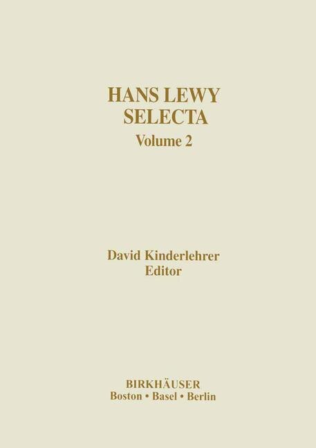 Front cover_Hans Lewy Selecta