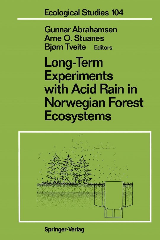 Couverture_Long-Term Experiments with Acid Rain in Norwegian Forest Ecosystems