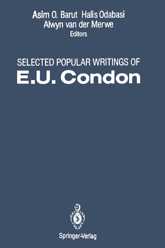 Front cover_Selected Popular Writings of E.U. Condon