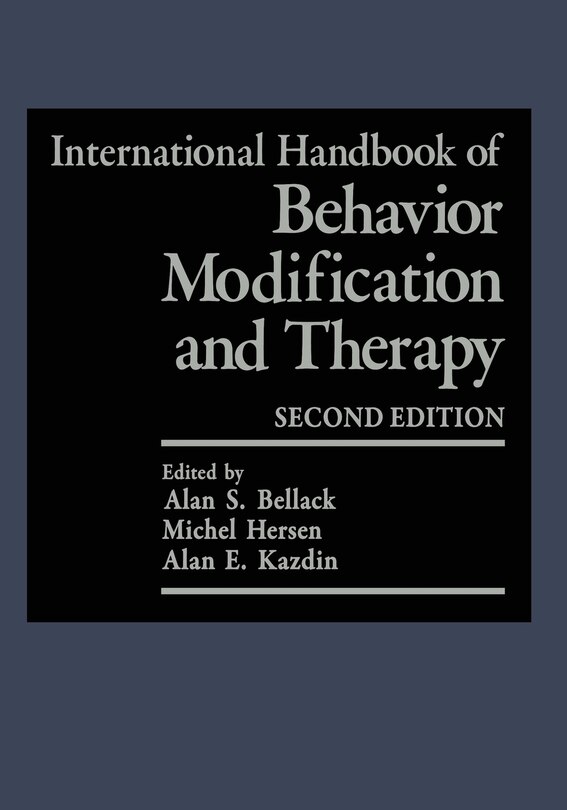 Couverture_International Handbook of Behavior Modification and Therapy
