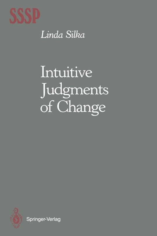 Front cover_Intuitive Judgments of Change