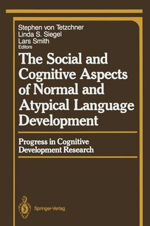 Couverture_The Social and Cognitive Aspects of Normal and Atypical Language Development