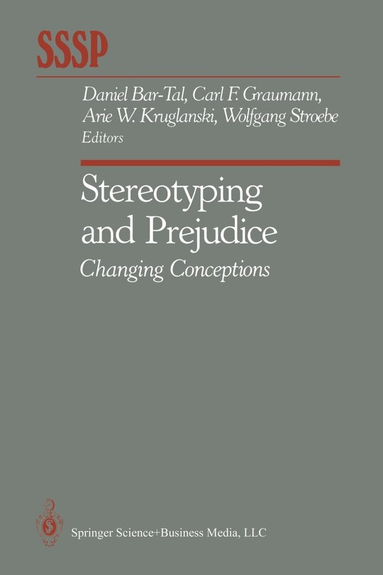 Front cover_Stereotyping And Prejudice