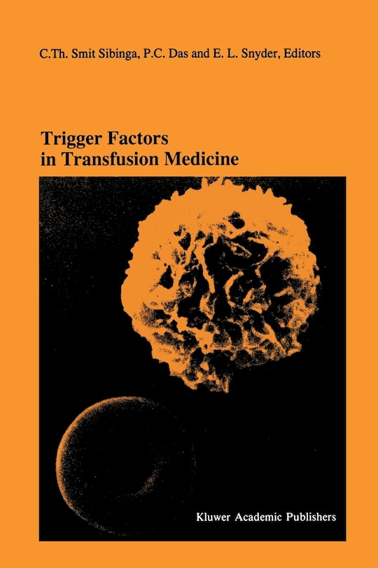 Couverture_Trigger Factors in Transfusion Medicine