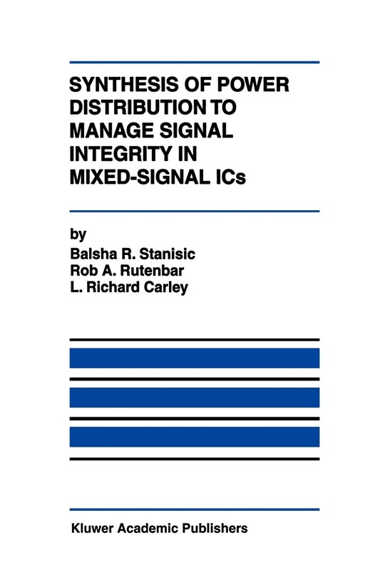 Front cover_Synthesis of Power Distribution to Manage Signal Integrity in Mixed-Signal ICs