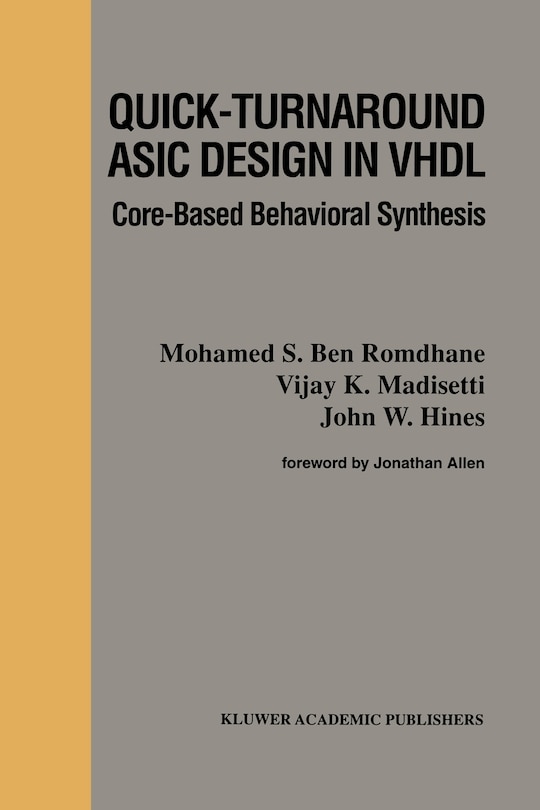 Couverture_Quick-Turnaround ASIC Design in VHDL