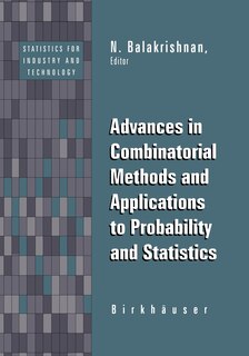 Couverture_Advances in Combinatorial Methods and Applications to Probability and Statistics