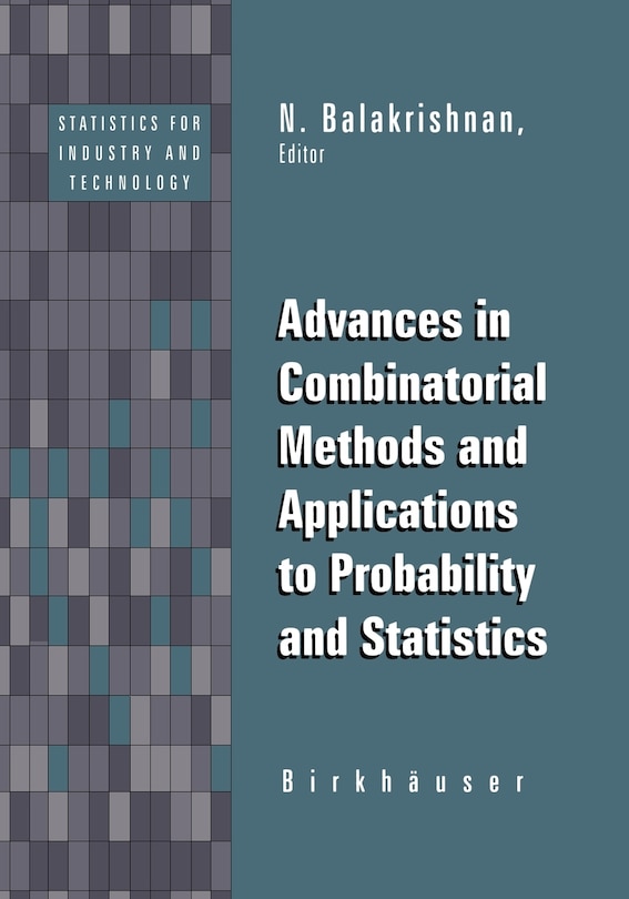 Couverture_Advances in Combinatorial Methods and Applications to Probability and Statistics