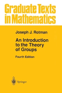 Front cover_An Introduction to the Theory of Groups