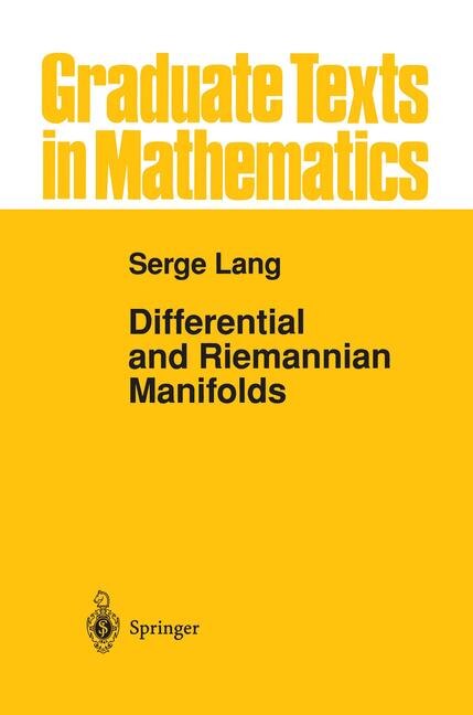 Front cover_Differential and Riemannian Manifolds
