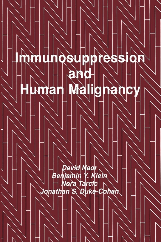 Front cover_Immunosuppression and Human Malignancy