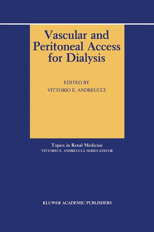 Couverture_Vascular and Peritoneal Access for Dialysis