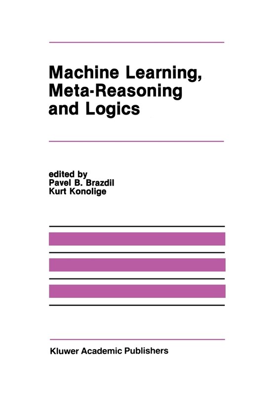 Front cover_Machine Learning, Meta-Reasoning and Logics