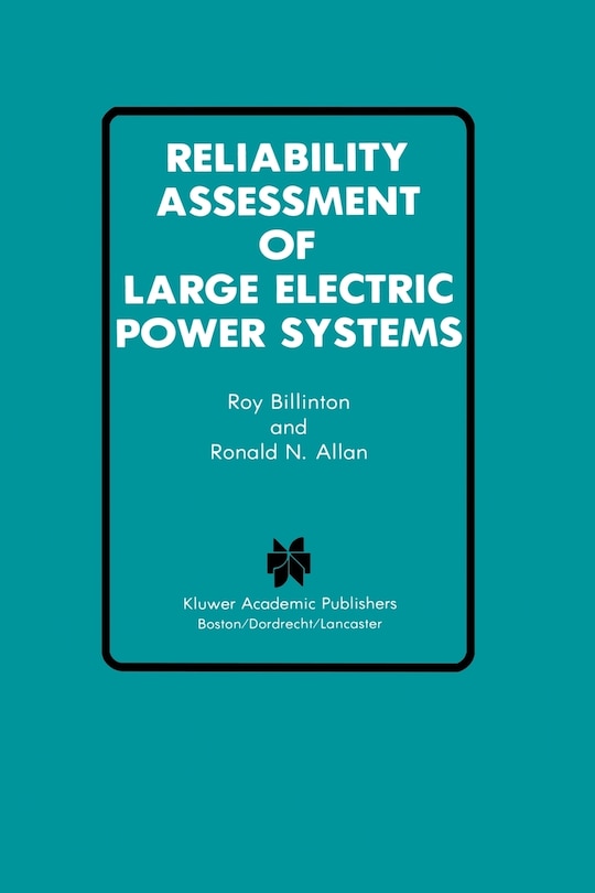 Front cover_Reliability Assessment of Large Electric Power Systems