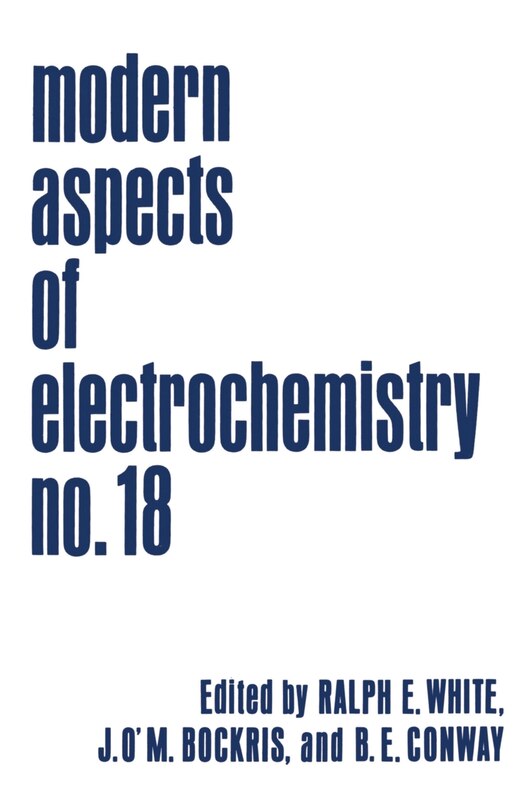 Couverture_Modern Aspects of Electrochemistry