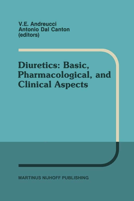 Front cover_Diuretics: Basic, Pharmacological, and Clinical Aspects