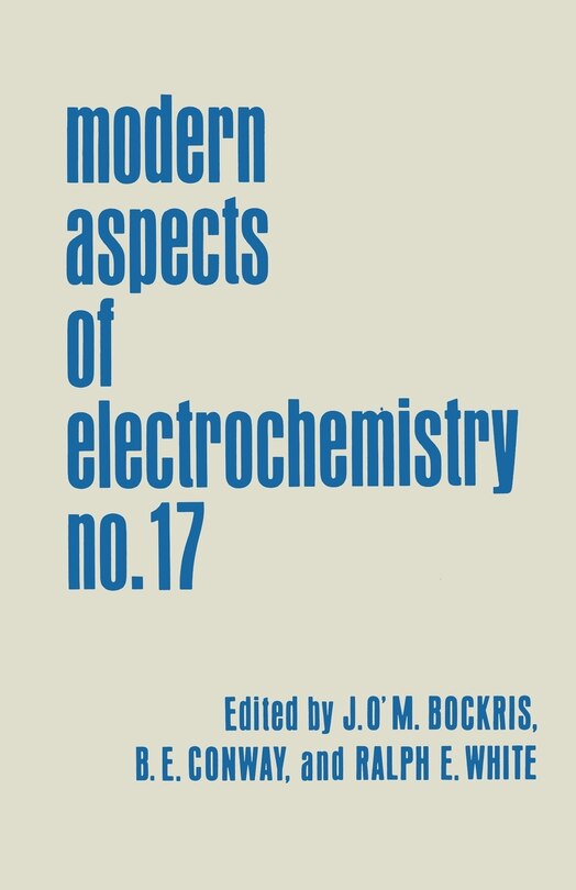 Front cover_Modern Aspects Of Electrochemistry
