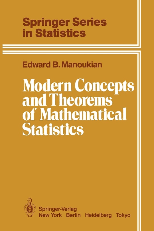 Front cover_Modern Concepts and Theorems of Mathematical Statistics