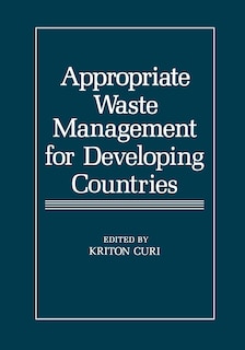 Couverture_Appropriate Waste Management for Developing Countries