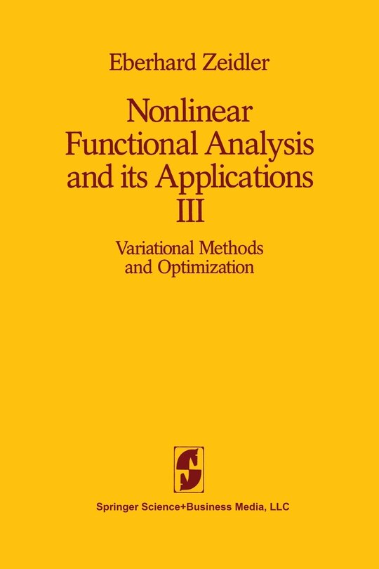 Front cover_Nonlinear Functional Analysis and its Applications
