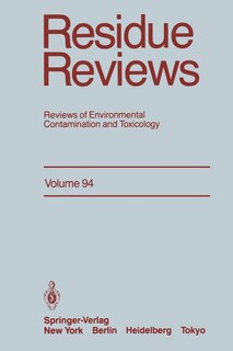 Front cover_Residue Reviews