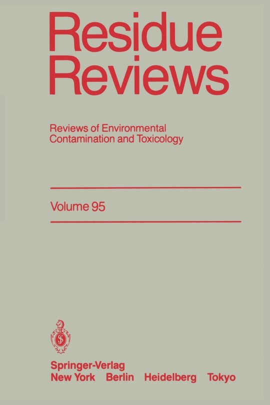 Front cover_Residue Reviews