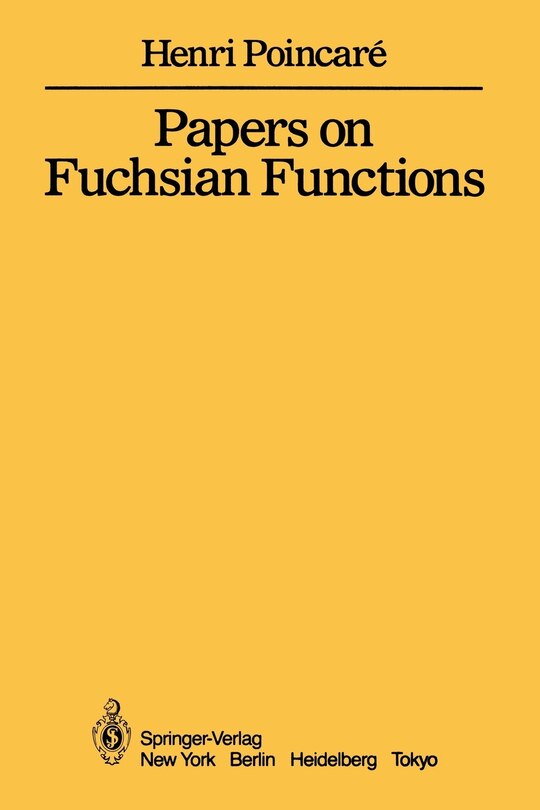 Front cover_Papers on Fuchsian Functions