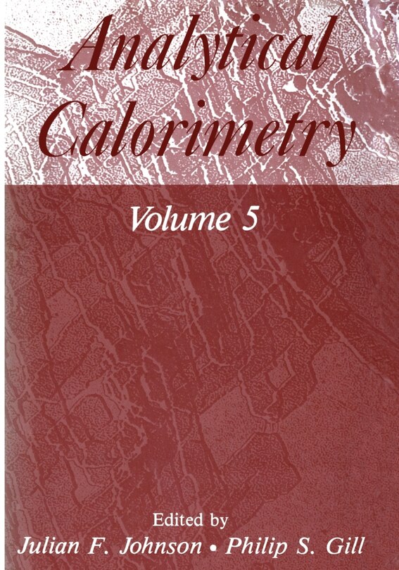 Front cover_Analytical Calorimetry