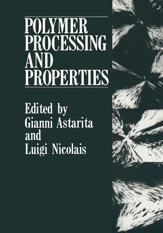 Front cover_Polymer Processing and Properties