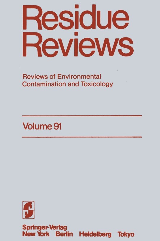 Front cover_Residue Reviews