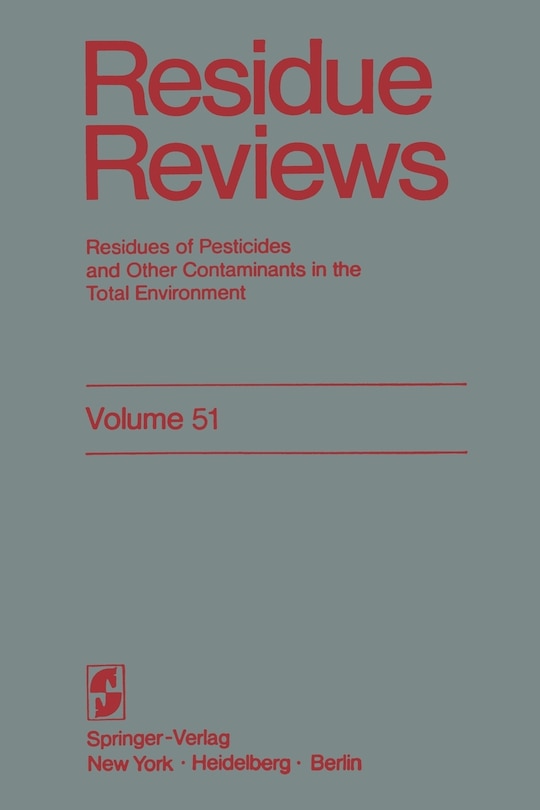 Front cover_Residue Reviews