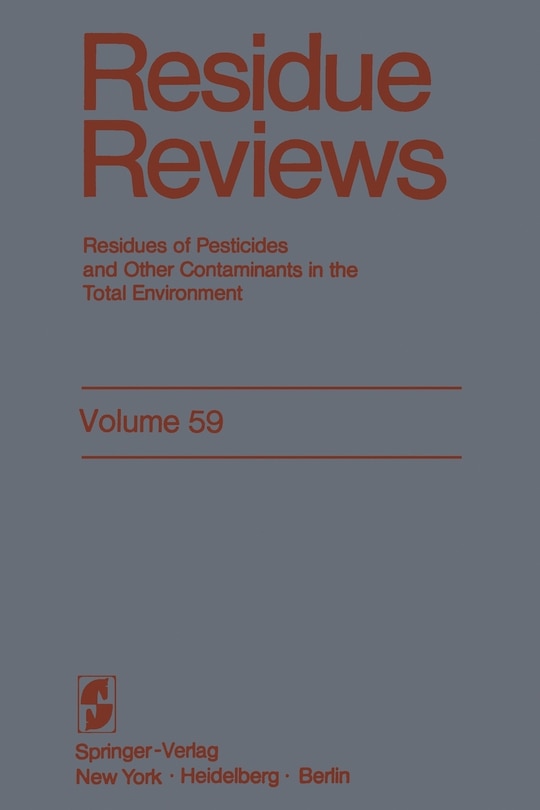 Front cover_Residue Reviews