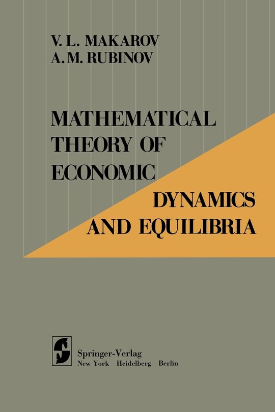 Front cover_Mathematical Theory of Economic Dynamics and Equilibria