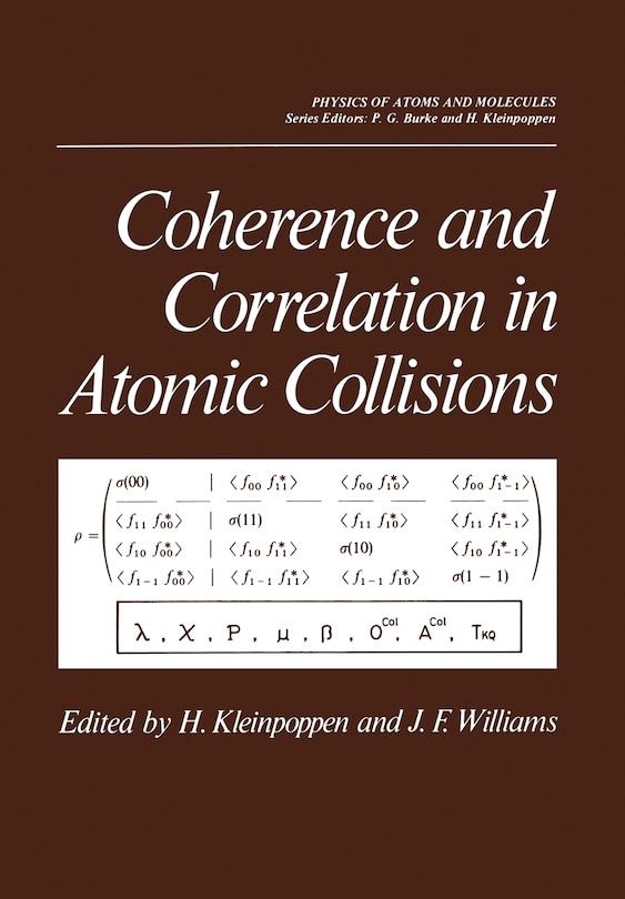 Front cover_Coherence and Correlation in Atomic Collisions