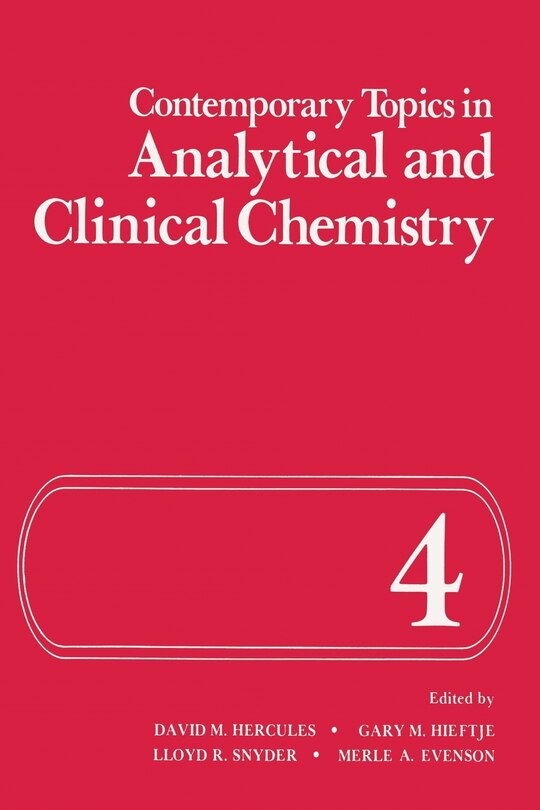 Front cover_Contemporary Topics in Analytical and Clinical Chemistry