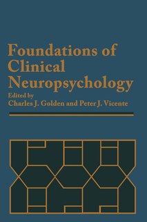 Front cover_Foundations of Clinical Neuropsychology