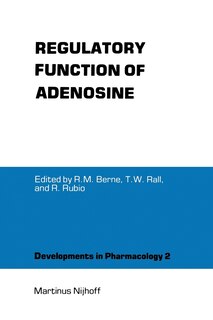 Couverture_Regulatory Function of Adenosine