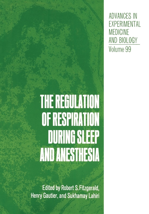 Front cover_The Regulation of Respiration During Sleep and Anesthesia